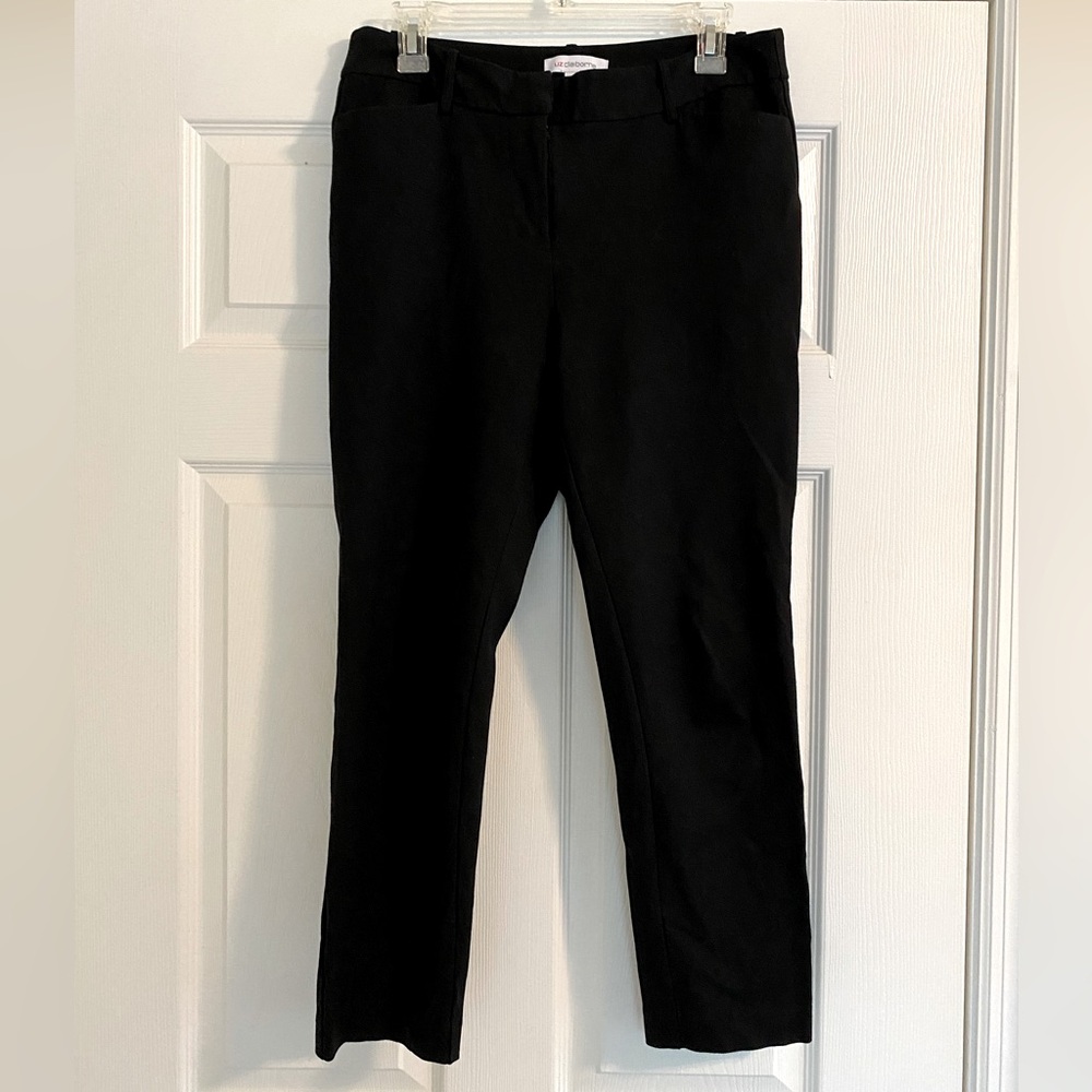 Black Ankle Liz Claiborne Tailored Pants